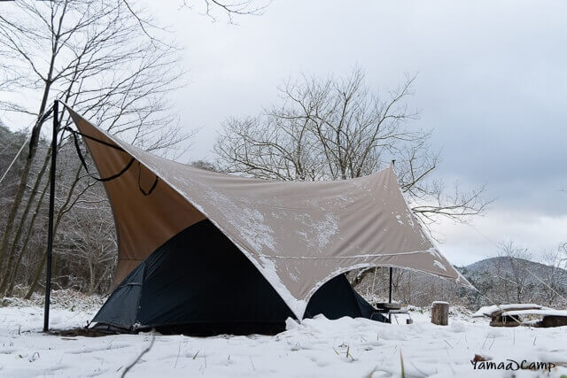 小板まきばの里　雪中キャンプ